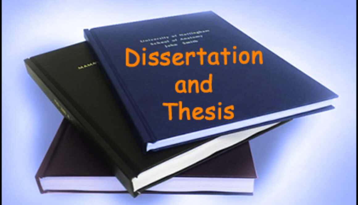 Thesis, Dissertation